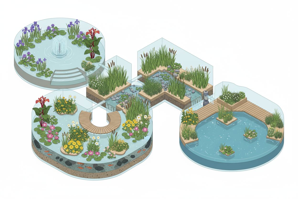 Isometric water park with four-stage MSR botanical design