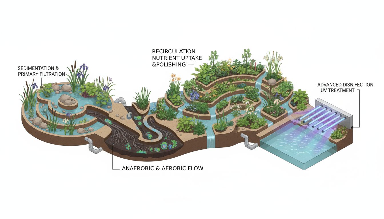 MSR process diagram for disinfection stage context